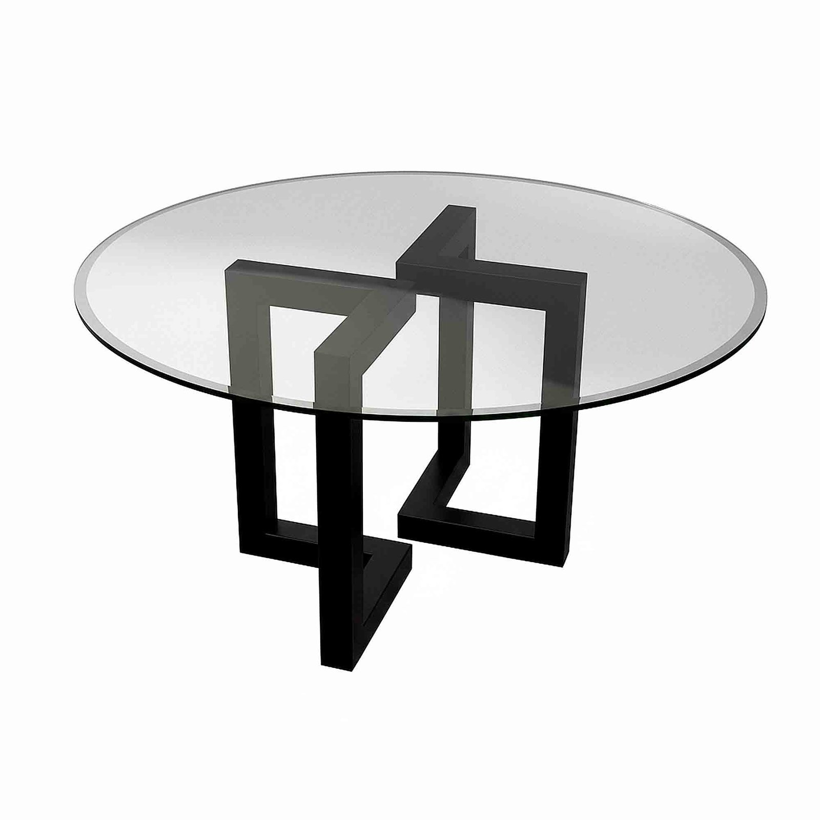 Herralex | El Kubik | Mesa de centro redonda de herrería para sala