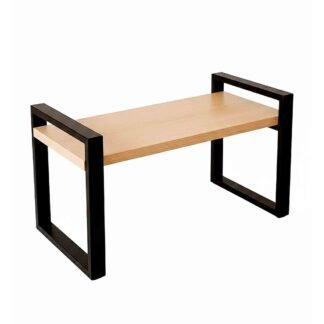 Herralex | La Pórtico | Mesa de centro de madera cuadrada para sala