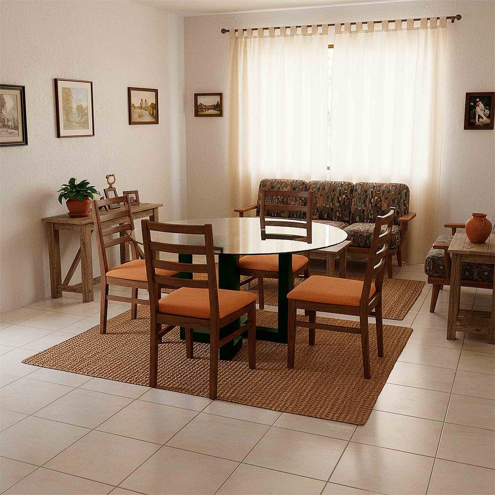 Herralex | El Kubik | Mesa de centro redonda de herrería para sala - Image 17