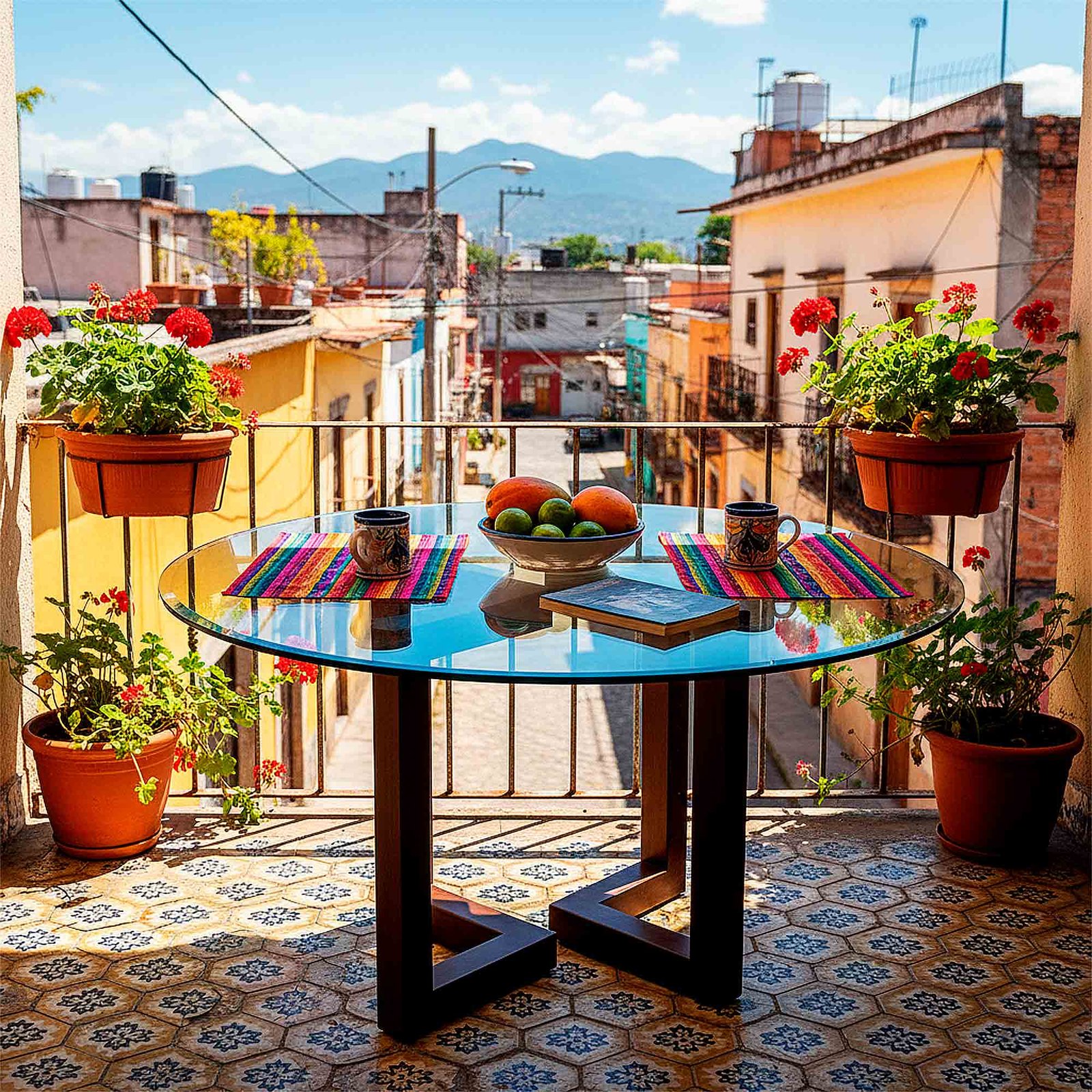 Herralex | El Kubik | Mesa de centro redonda de herrería para sala - Image 11