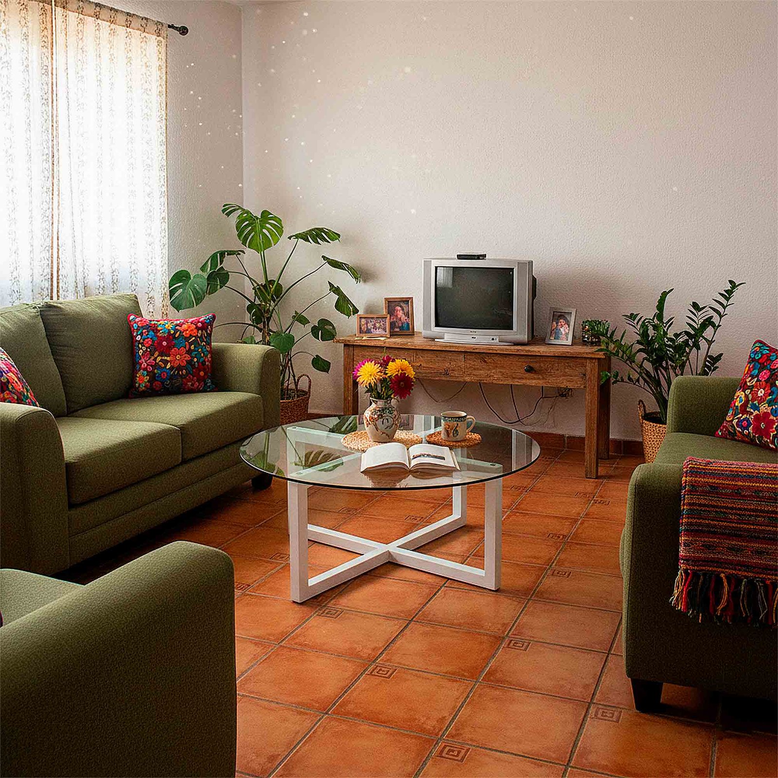 Herralex | La Kross | Mesa de centro redonda para sala de herrería - Image 9